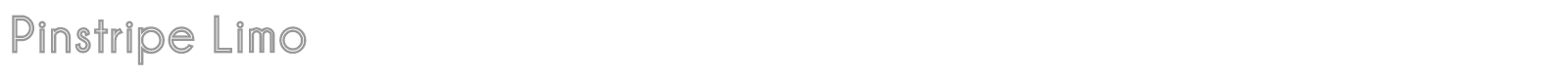 Pinstripe Limo font preview